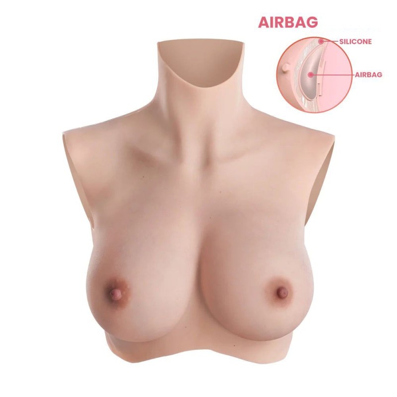 Buste faux seins, nouvelle conception de remplissage d'airbag