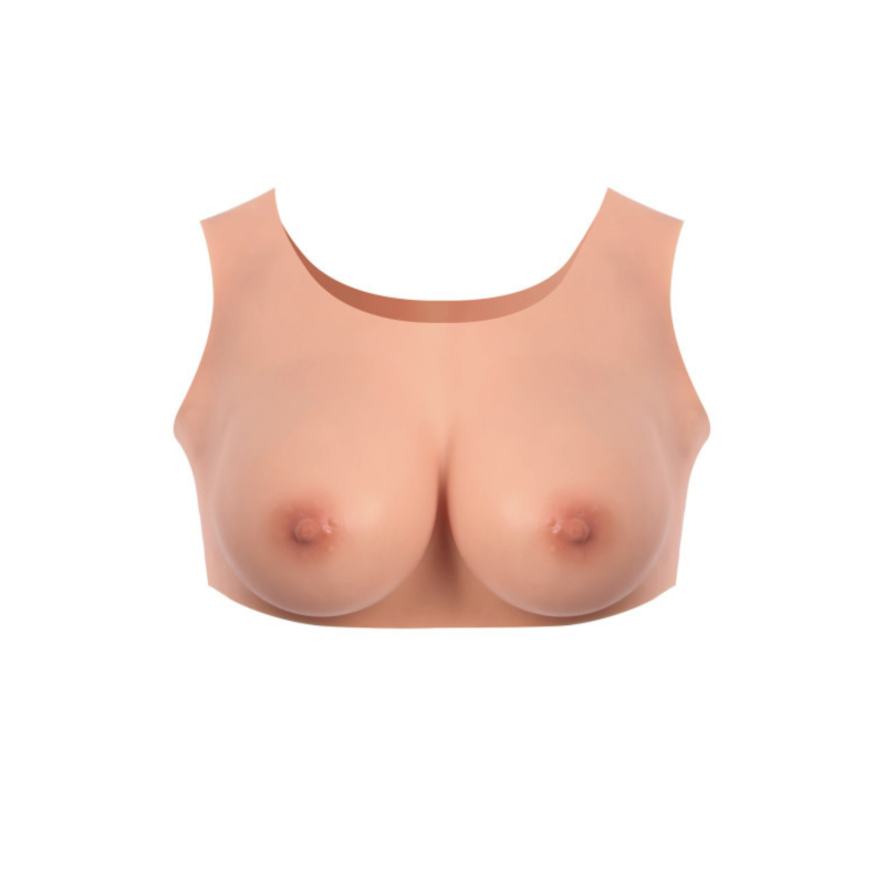 Buste seins réaliste couleur peau claire Taille S Bonnet C - CC730014019403