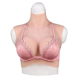 Buste faux seins prix discount, col haut