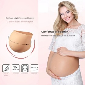 Faux ventre de grossesse gonflable en silicone réaliste