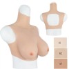 Buste faux seins réaliste, dos ouvert