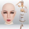 Masque Féminin en silicone tête pleine ou demi-tête, avec maquillage
