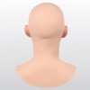 Masque réaliste en silicone tête pleine, avec plastron