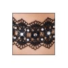 Collier brodé avec strass - Cotelli Accessoires