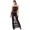 Robe longue Bondesque épaules dénudées F358