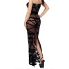 Robe longue Bondesque épaules dénudées F358