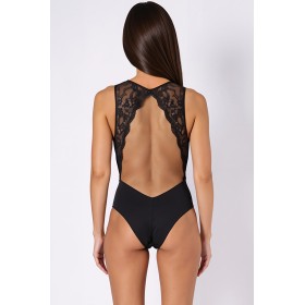 Body noir Evalie - Passion