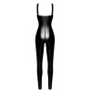 Combinaison lacée en wetlook Vixen F362 - Noir Handmade