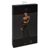 Jupe longue fendue Bondesque F360 - Noir Handmade