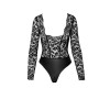 Body Psyché F296 wetlook et dentelle