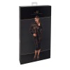 Robe fourreau Noirelle F376 - Noir Handmade