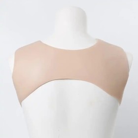 Buste prothèse mammaire en silicone sans mamelons