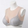 Buste prothèse mammaire en silicone sans mamelons