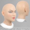 Masque féminin en silicone tête complète
