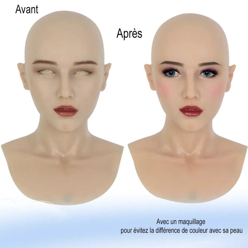 Masque en silicone tête pleine, un réalisme surprenant