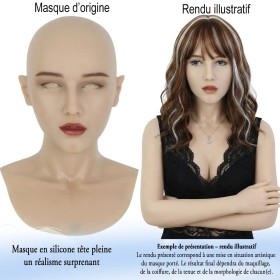 Masque en silicone tête pleine, un réalisme surprenant