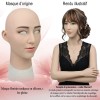 Masque féminin  tendance en silicone, tête pleine