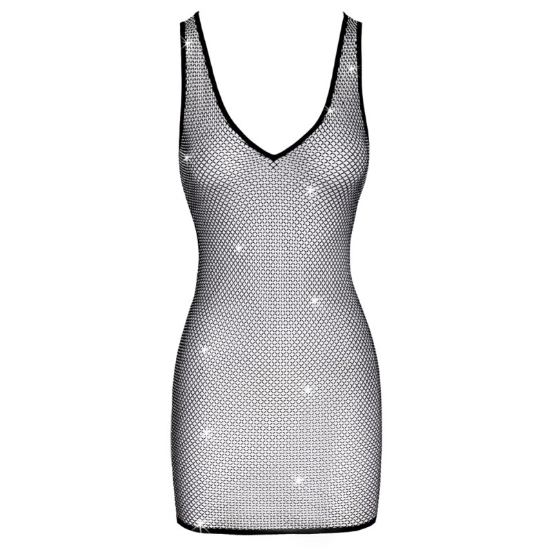 Mini robe maille et strass - Cottelli PARTY