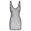 Mini robe maille et strass - Cottelli PARTY