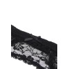 Porte-jarretelles et string Noir - Litolu Lingerie