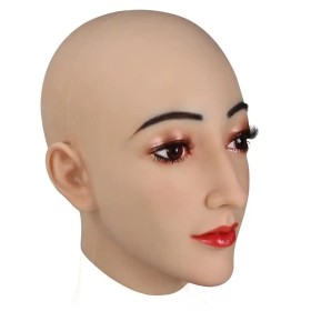 Masque en silicone réaliste visage féminin