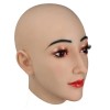 Masque en silicone réaliste visage féminin