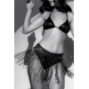 Jupe glamour à franges ornée de strass - Mapalé
