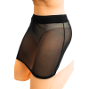 Jupe noire en résille transparente Maya 