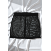 Jupe noire en résille transparente Maya 