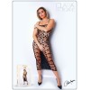 Robe sexy longue en résille noire - Le Numéro 3 - Collection Robe 