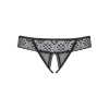 Shibu String ouvert - Noir