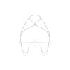Lustique harnais soutien-gorge blanc PREMIUM