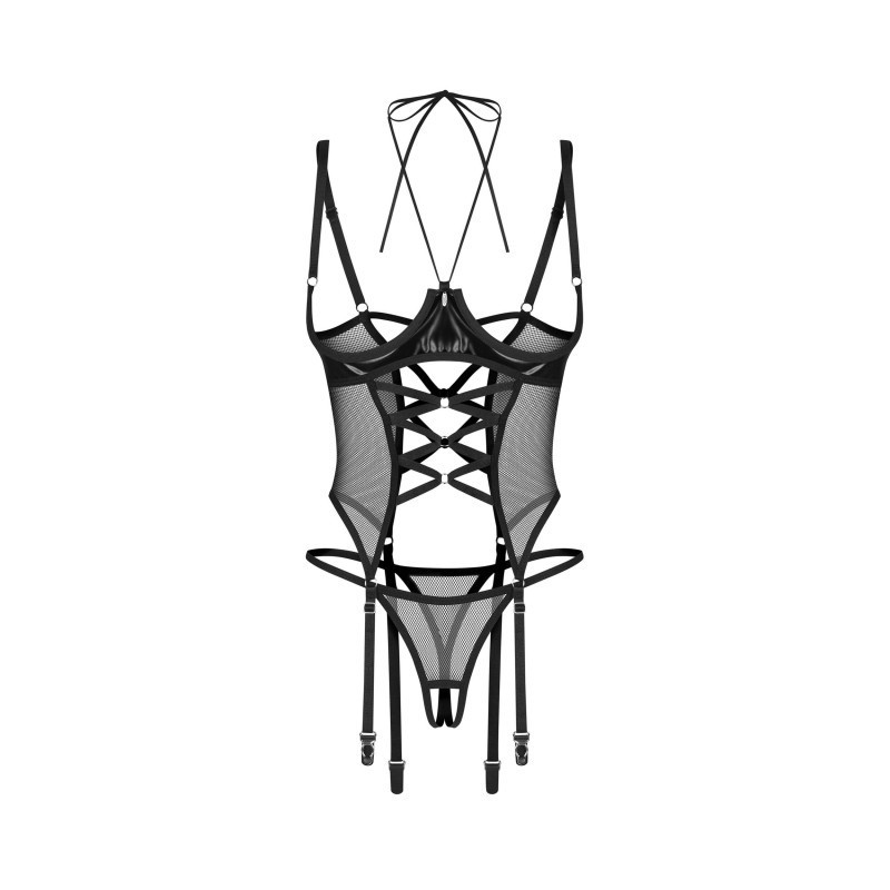Dominna corset et string ouverts