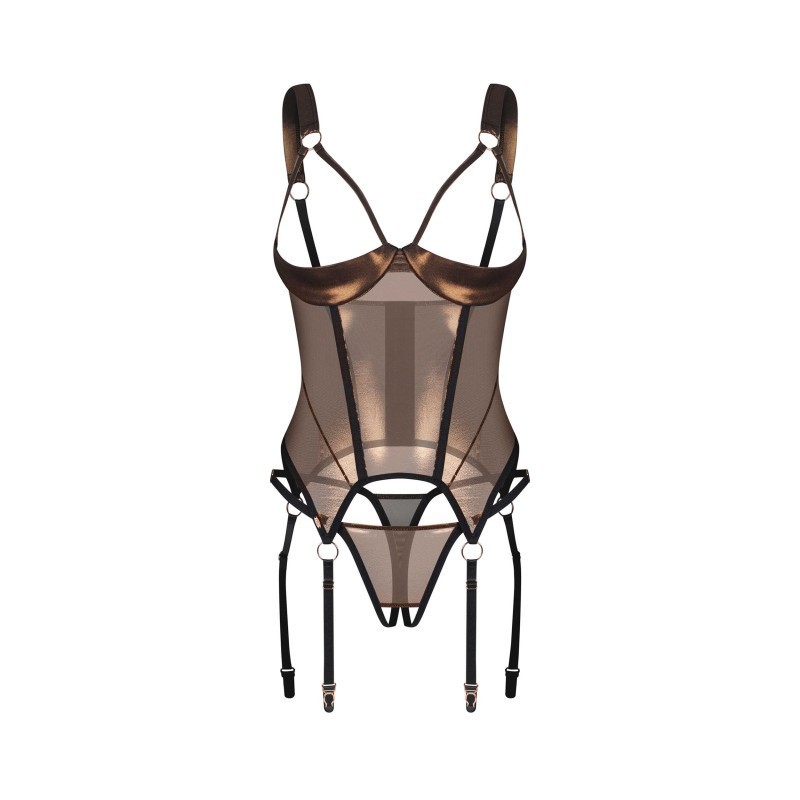 Soranna corset et string ouverts