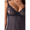 Nightly Blue nuisette et string - Bleu