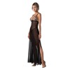Vila blanes nuisette longue - Noire