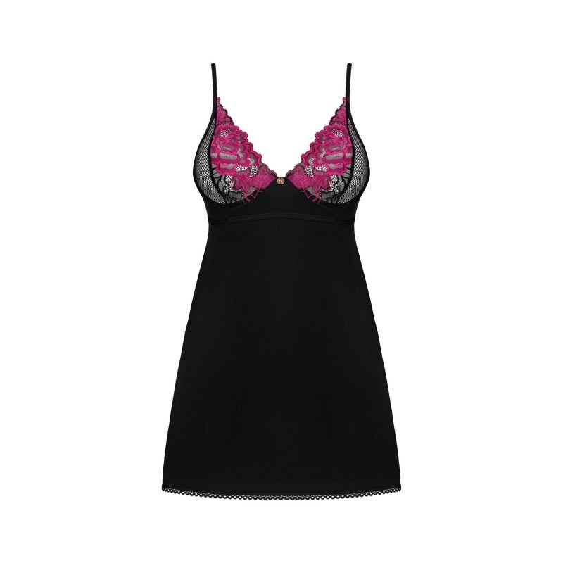 Rosenty nuisette et string - Noire