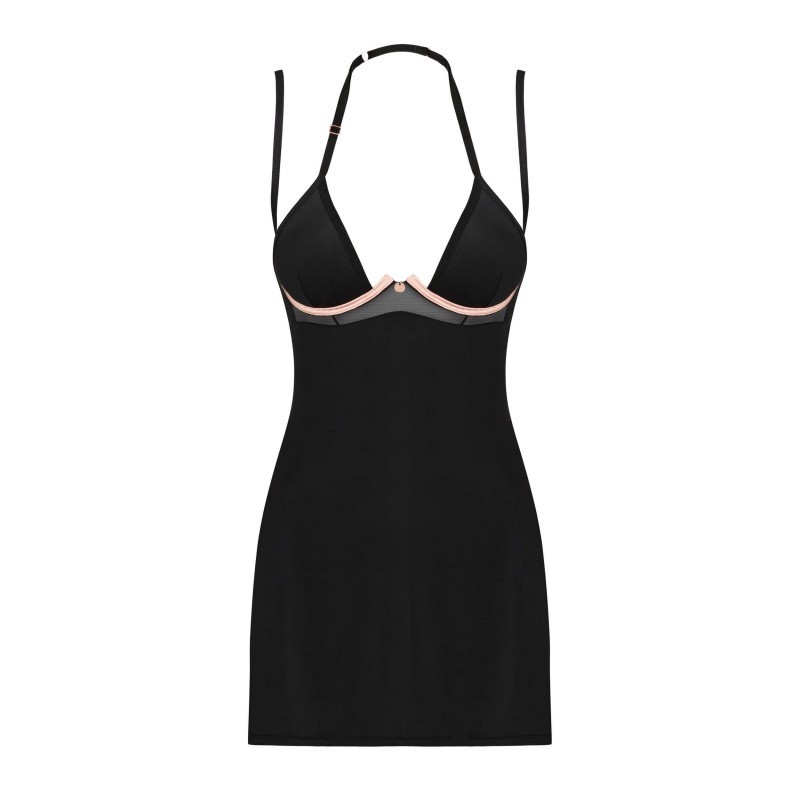 Selinne nuisette et String - Noire