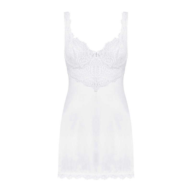 Amor Blanco Nuisette et string - Blanc
