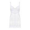 Amor Blanco Nuisette et string - Blanc