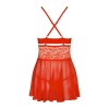 838-BAB-3 Babydoll - Rouge