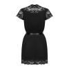810-PEI-1 Peignoir - Noir