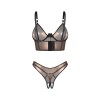 Soranna top et string ouvert
