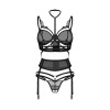 Premisis ensemble ouvert 3 pièces noirs PREMIUM