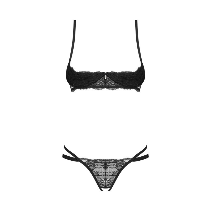 Nutris ensemble ouvert 2 pièces - Noir