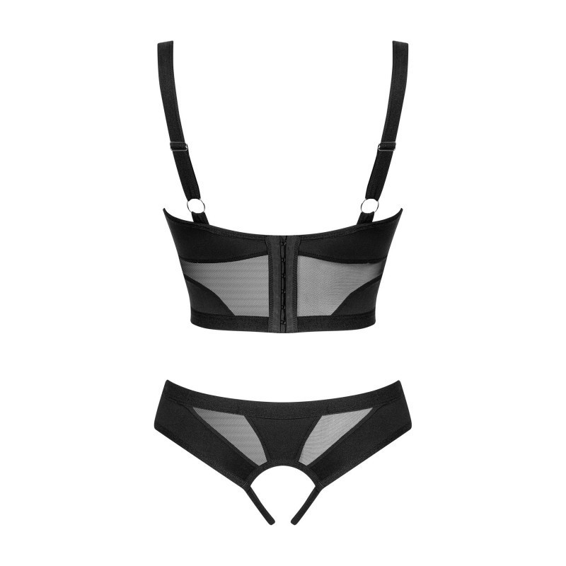 Chic Amoria ensemble ouvert - Noir