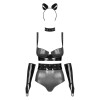 Silveria Ensemble 6 pcs - Argent et Noir