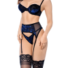 Ensemble 3 pièces Mapalé en velours floral 