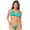 Ensemble sexy 2 pièces en dentelle extensible 
