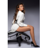 Serre taille et string noir 